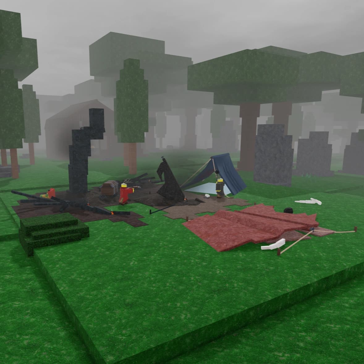 Destroyed Camp