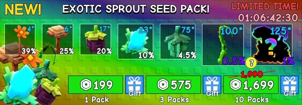 Exotic Sprout Seed Pack