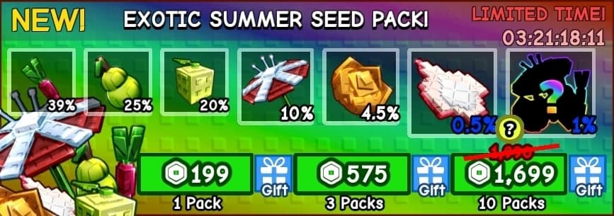 Exotic Summer Seed Pack