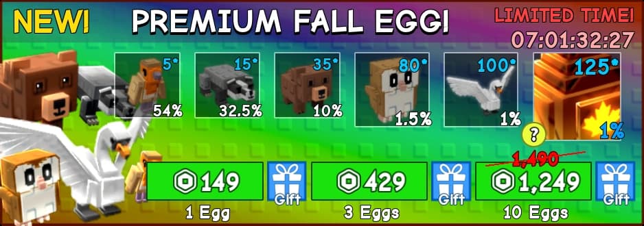 Premium Fall Egg