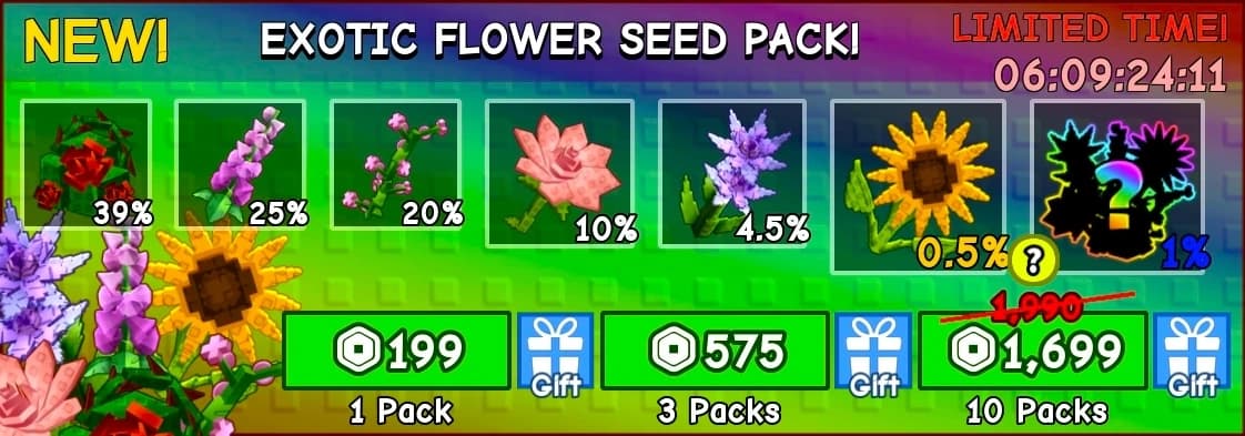 Exotic Flower Seed Pack