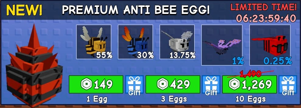 Premium Anti Bee Egg
