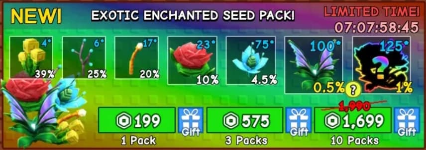 Exotic Enchanted Seed Pack