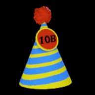 Party Hat accessory — Blox Fruits mythical