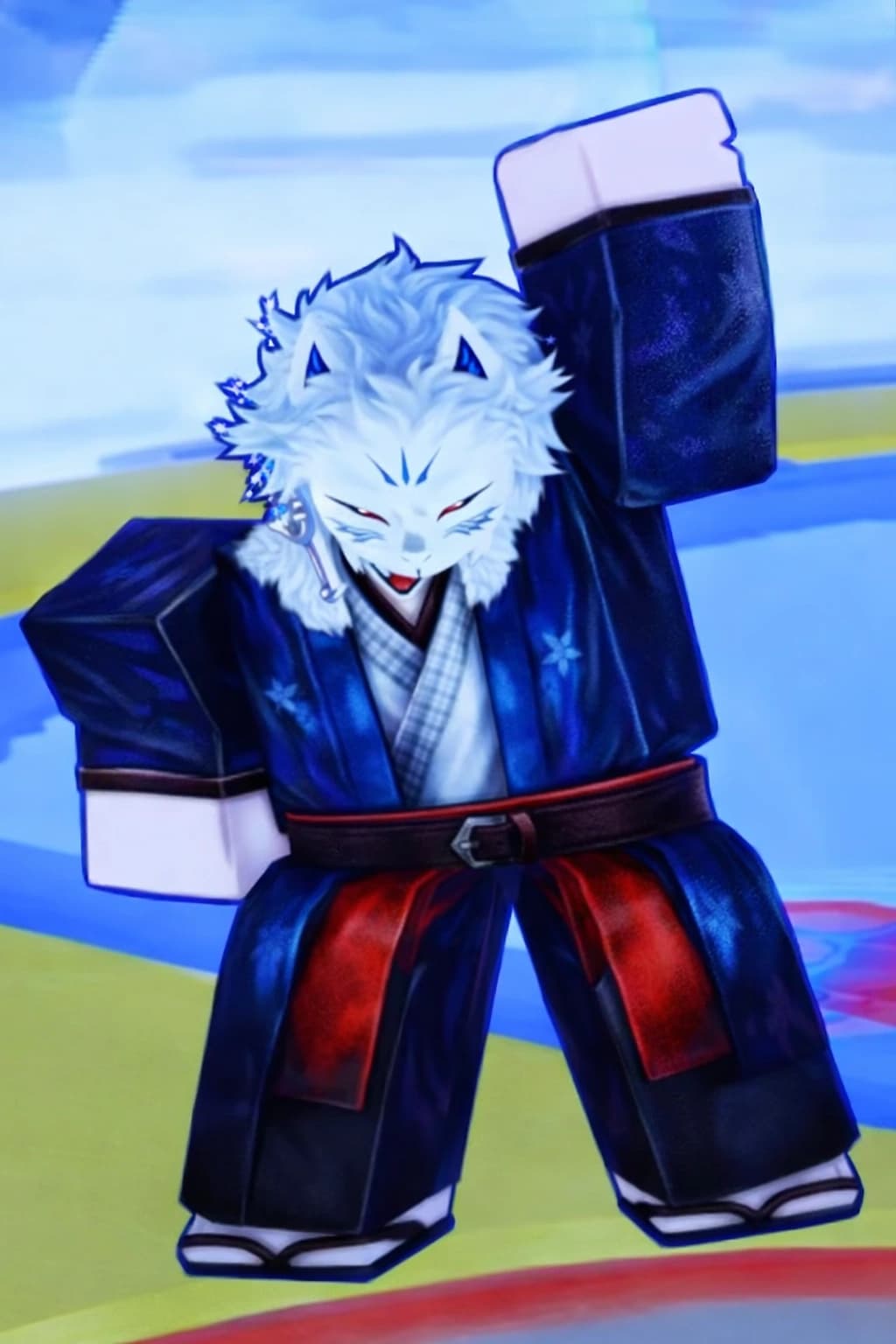 Kitsune Lord raid boss — Blox Fruits Sea 1