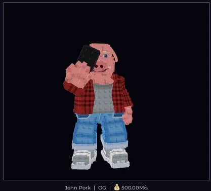 John Pork [[File:ICON  	 	 	 		 			 		 		 		 	 |120px]] icon