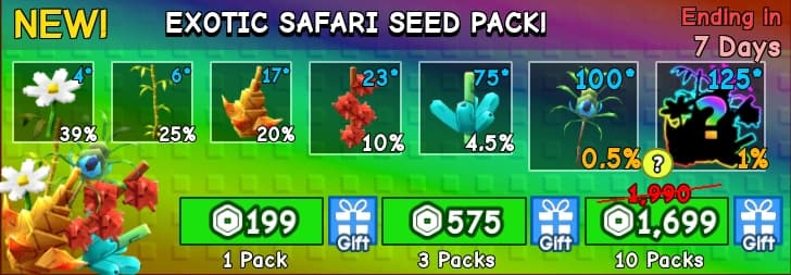 Exotic Safari Seed Pack
