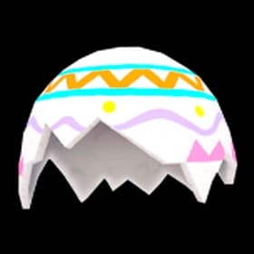 Cracked Egg Helmet accessory — Blox Fruits