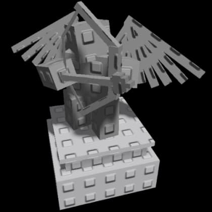 Angel Arrow Statue