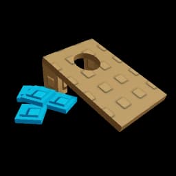 Bean Bag Toss Blue