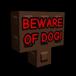 Beware of Dog Sign