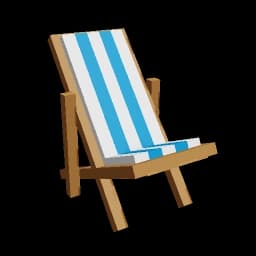 Blue Short Beach Chair