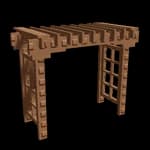 Large Wood Arbour