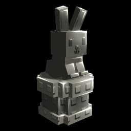 Stone Bunny Statue