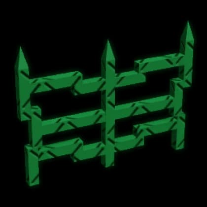 Vine Spiked Fence